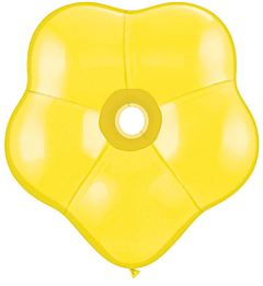 16" Qualatex Geo Blossom - Yellow
