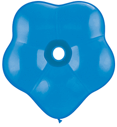 16" Qualatex Geo Blossom - Dark Blue