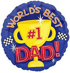 18" Worlds Best Dad