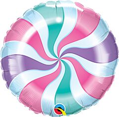 18" Candy Pastel Swirl