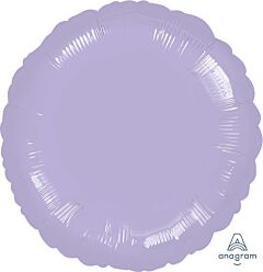 17" Metallic Pearl Pastel Lilac Round