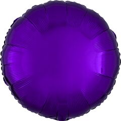 17" Metallic Purple Round