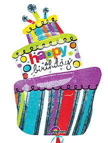Funky Birthday Cake