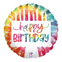 9" Tie Dye Cake Birthday