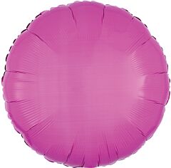 17" Bright Bubblegum Pink Round