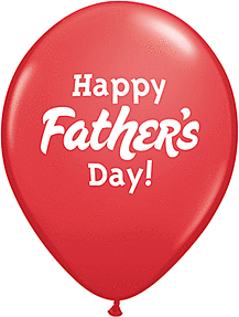 11" Qualatex Happy Fathers Day Latex