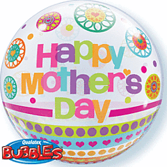 22" Mothers Day Dots Bubble