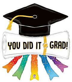 44" You Did It Grad Diploma