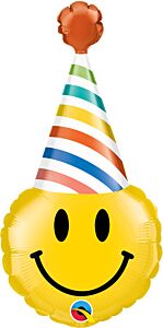 14" Smile Face Party Hat