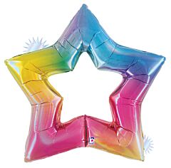 48" Linking Star Opal Rainbow