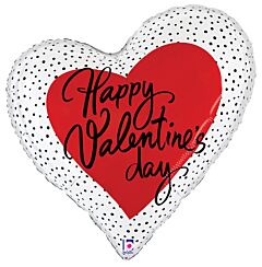 35" Valentine Dots Heart