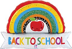 35" Back to School Rainbow Banner