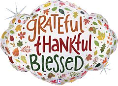 36" Grateful Thankful Blessed