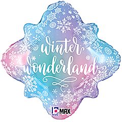 18" Snowflake Winter Wonderland