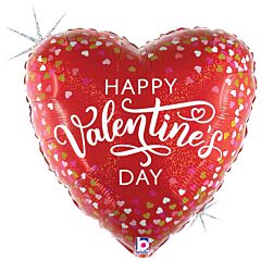 18" Valentine Confetti Hearts