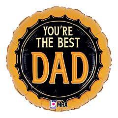 18" Best Dad Beer