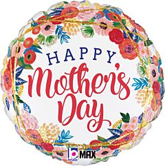 18" Mother's Day Floral Geo