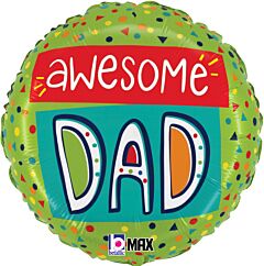18" Awesome Dad Confetti