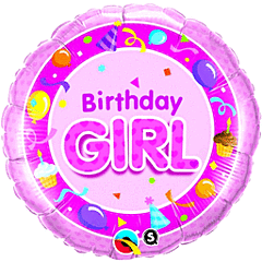 18" Birthday Girl Pink