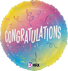 18" Congratulations Ombre
