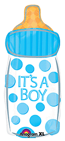 23" Boy Baby Bottle
