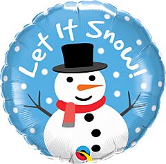 18" Let It Snow Snowman