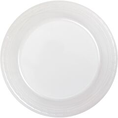 9" Plastic Plate - Clear 12/50
