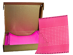 1/2" Plastic Wristband-Glow Pink