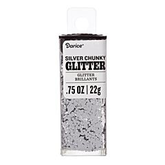 0.75 oz Chunky Glitter - Sliver