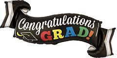 40" Congrats Grad Banner