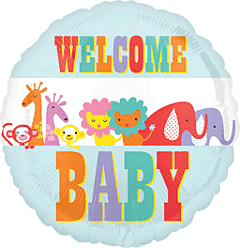 18" Welcome Baby Noahs Ark