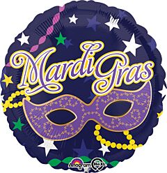 17" Mardi Gras Mask