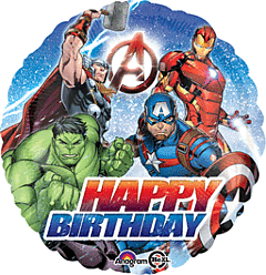 17" Avengers Happy Birthday