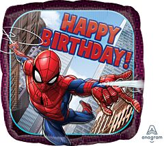 17" Spiderman Happy Birthday