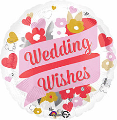 17" Wedding Wishes Floral