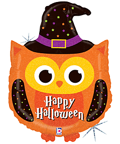 32" Halloween Owl Holographic