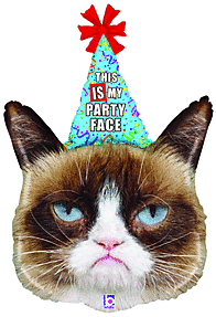 36" Grumpy Cat Party Face