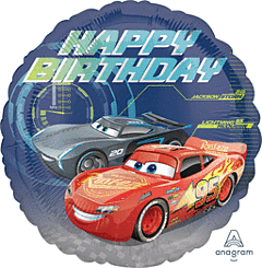 17" Cars 3 Happy Birthday