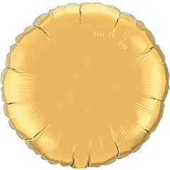 4" Metallic Gold Round