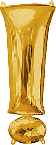 36" Anagram Exclamation Point Gold