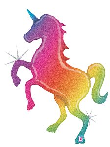 54" Rainbow Unicorn Holographic