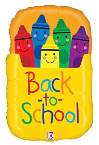 28" Back To School Crayon Box
