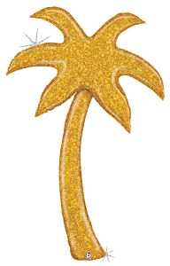 5' Gold Glitter Palm Tree