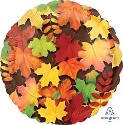 17" Colorful Leaves