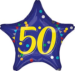 18" 50th Birthday Star