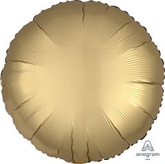 17" Luxe Gold Sateen Round
