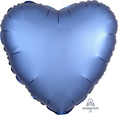 17" Luxe Azure Heart