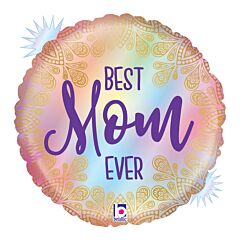 18" Opal Best Mom Boho Holographic