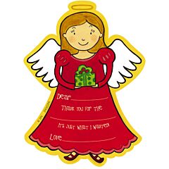 Angel Die Cut Thank You Cards 10ct