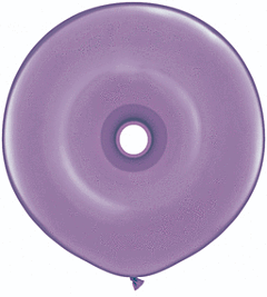 16" Qualatex Geo Donut Latex - Spring Lilac
